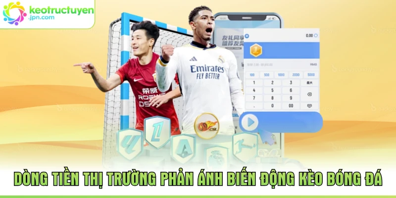 Dòng tiền thị trường phản ánh biến động kèo bóng đá